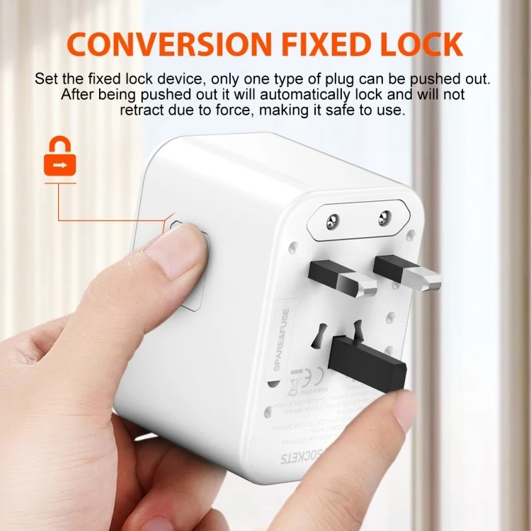 LDNIO 20W Travel Converter Adapter 4