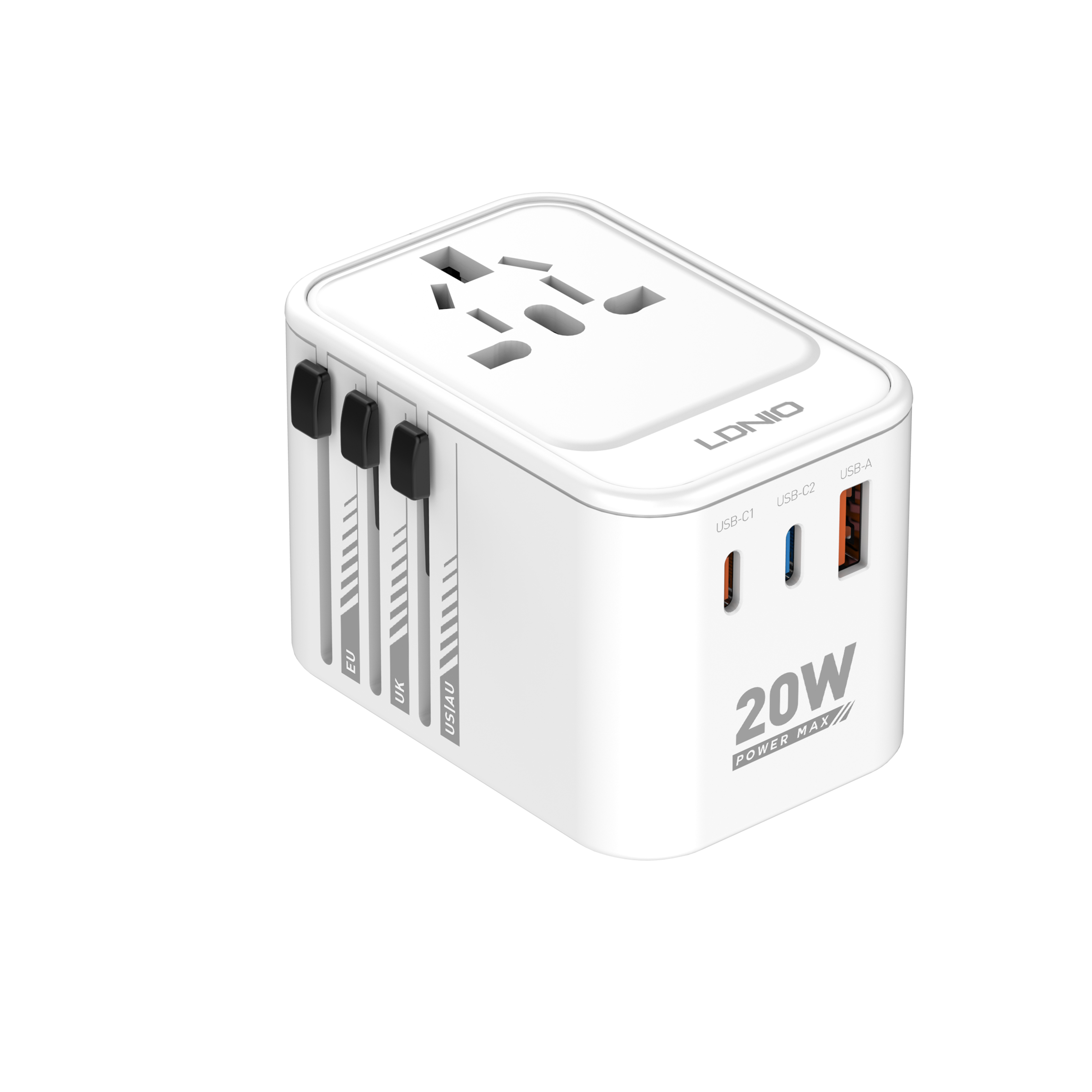LDNIO 20W Travel Converter Adapter 5