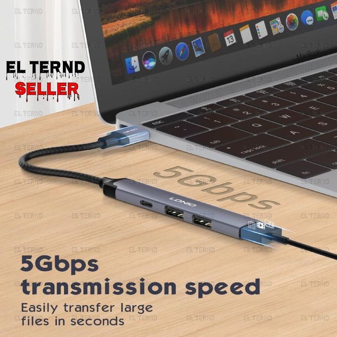 LDNIO DS-44C USB Hub Adapter 3