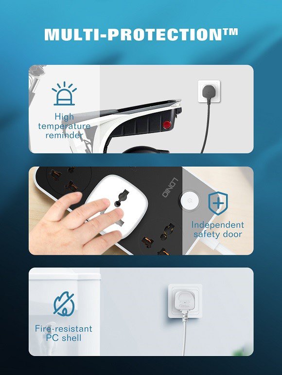 LDNIO Wifi Smart Power Plug SCW1050 5