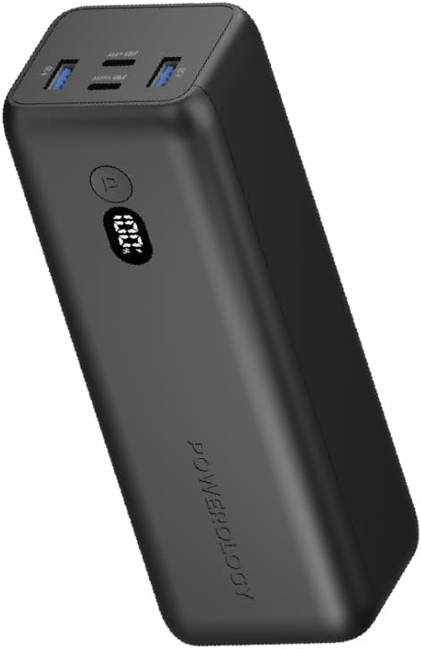 Powerology Onyx 30,000mAh Dual USB-C Power Bank – 110W 2