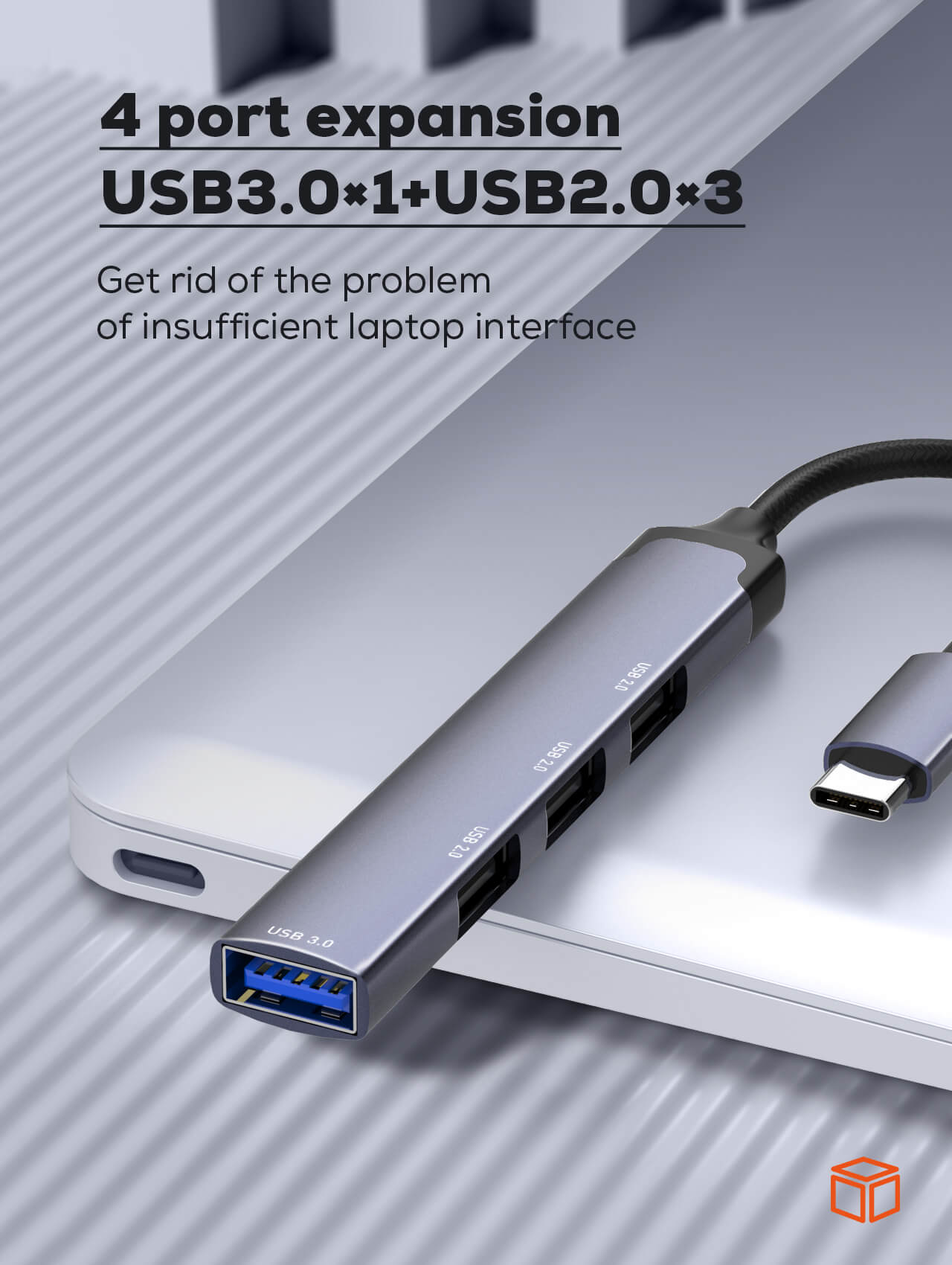 LDNIO USB-C Hub Adapter DS-34U  3