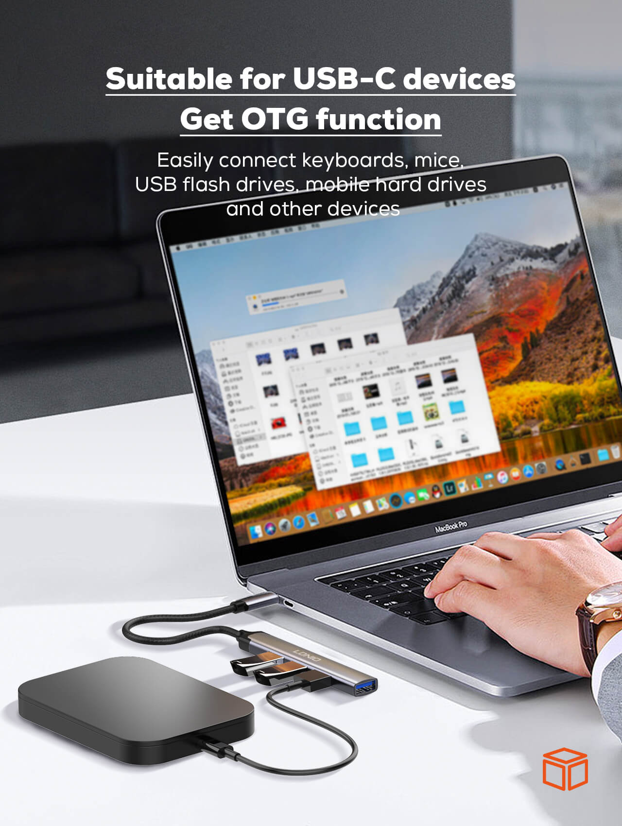 LDNIO USB-C Hub Adapter DS-34U  4