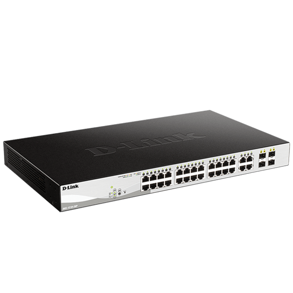 D-Link DGS-F1210-26PS-E  24-Port PoE+ Gigabit Smart Managed Switch 2