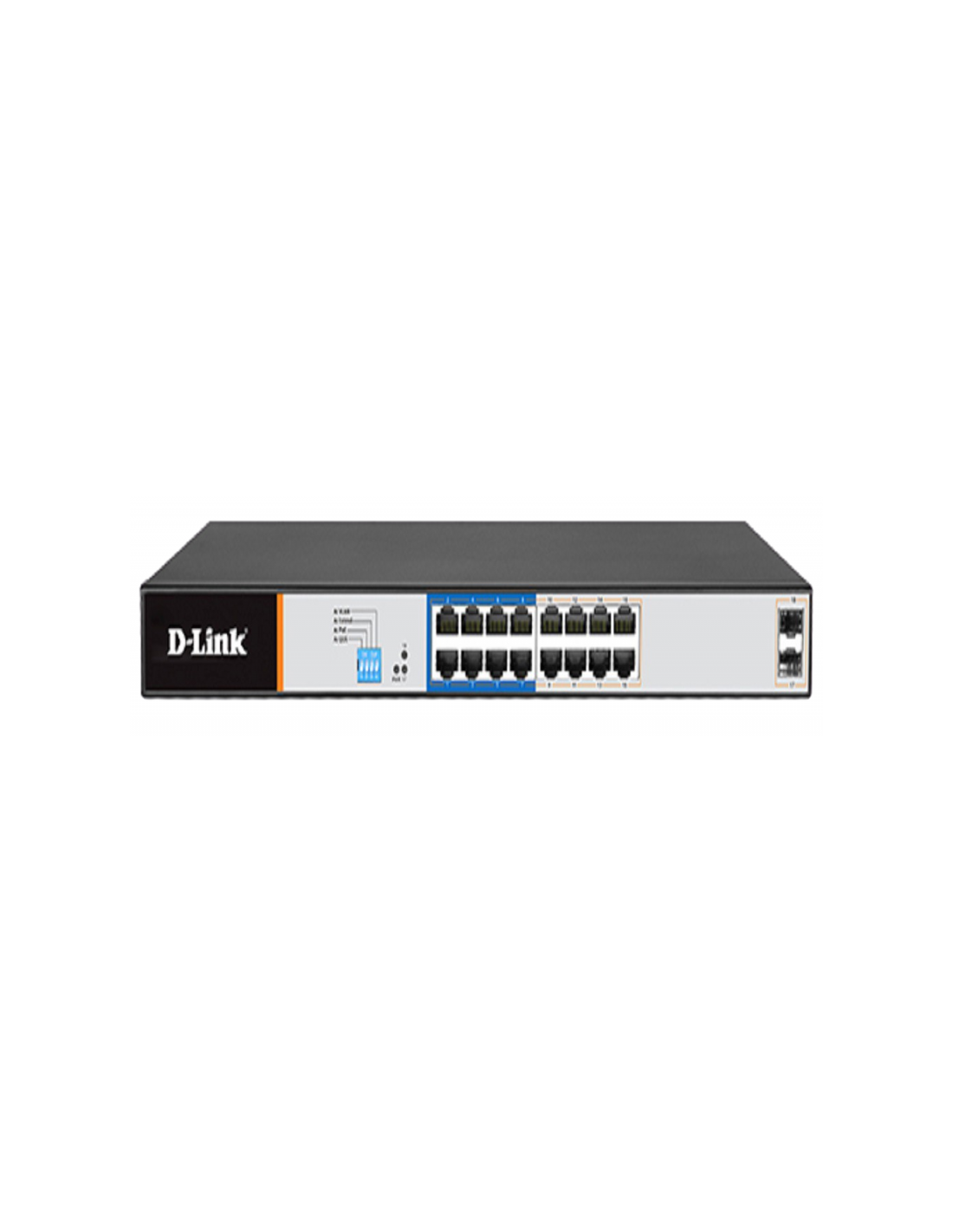 D-Link DGS-F1210-18PS-E 16-Port Gigabit PoE+ Smart Managed Switch 3