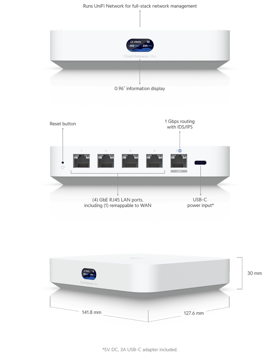Ubiquiti UniFi Cloud Gateway Ultra UCG-Ultra 2