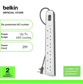 Belkin SurgeStrip Surge Protector 2