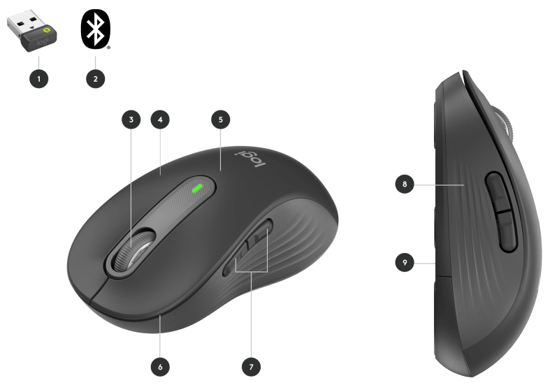 Logitech Signature M650 L Wireless Mouse 3