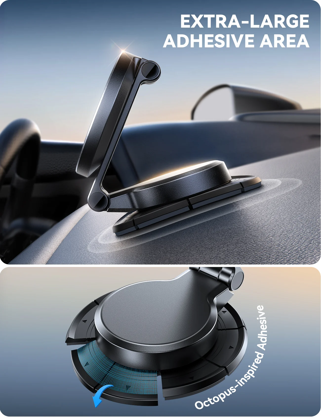 Joyroom Foldable Magnetic Wireless Car Charger Holder 15W 2