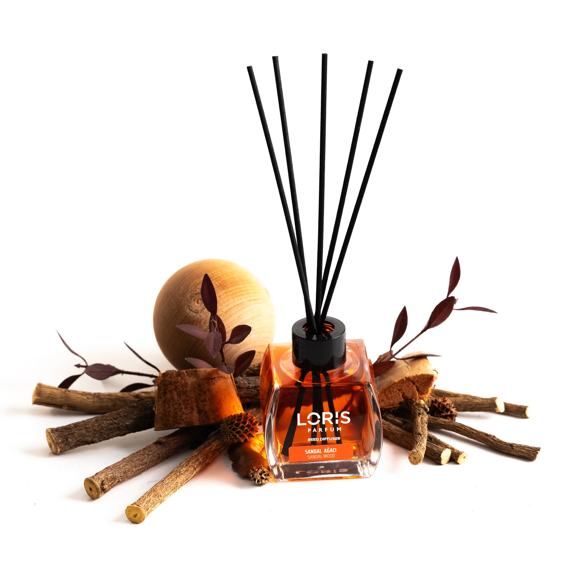 Loris Sandalwood Reed Diffuser 120ml – Home Fragrance 3