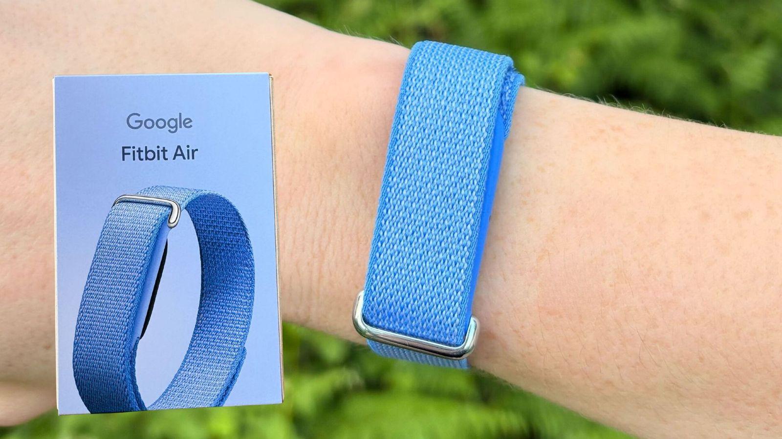 GOOGLE FITBIT AIR BLUE-Sport 3