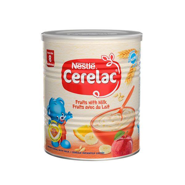 CERELAC FRUITS WITH MILK 400G TIN