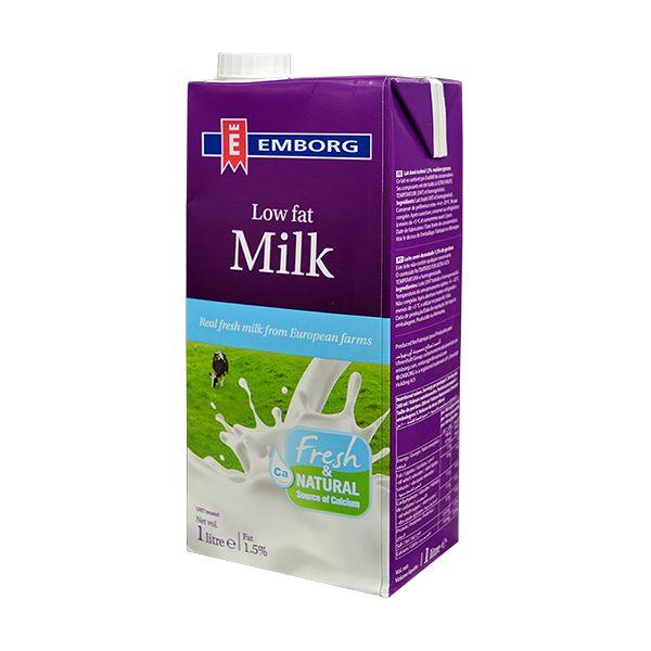 EMBORG LOW FAT MILK 1L 2