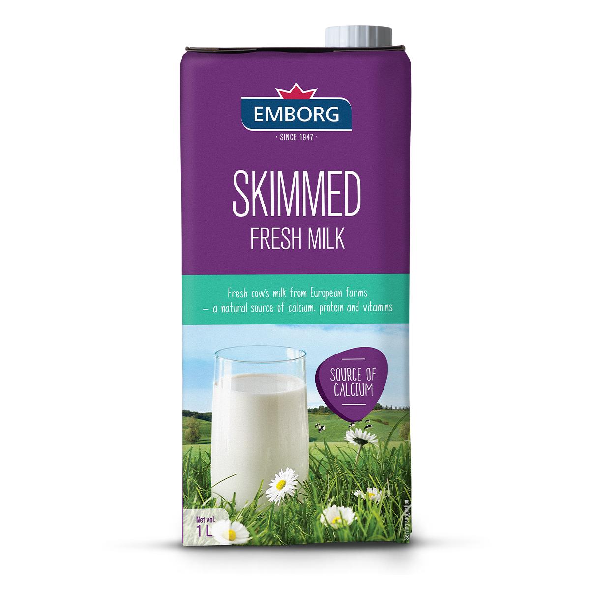 Emborg Skimmed Milk 1L 2