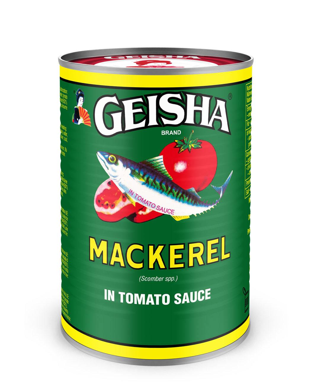 Geisha Mackerel 425g × 24 Cans – Full Box 2