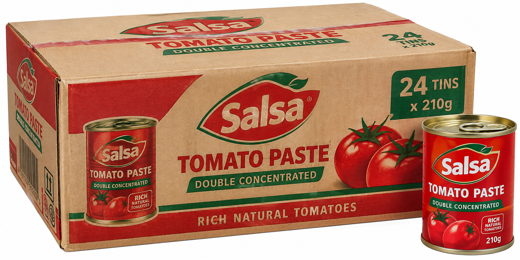 Salsa Tomato Paste 210g × 24pcs – Full Box 