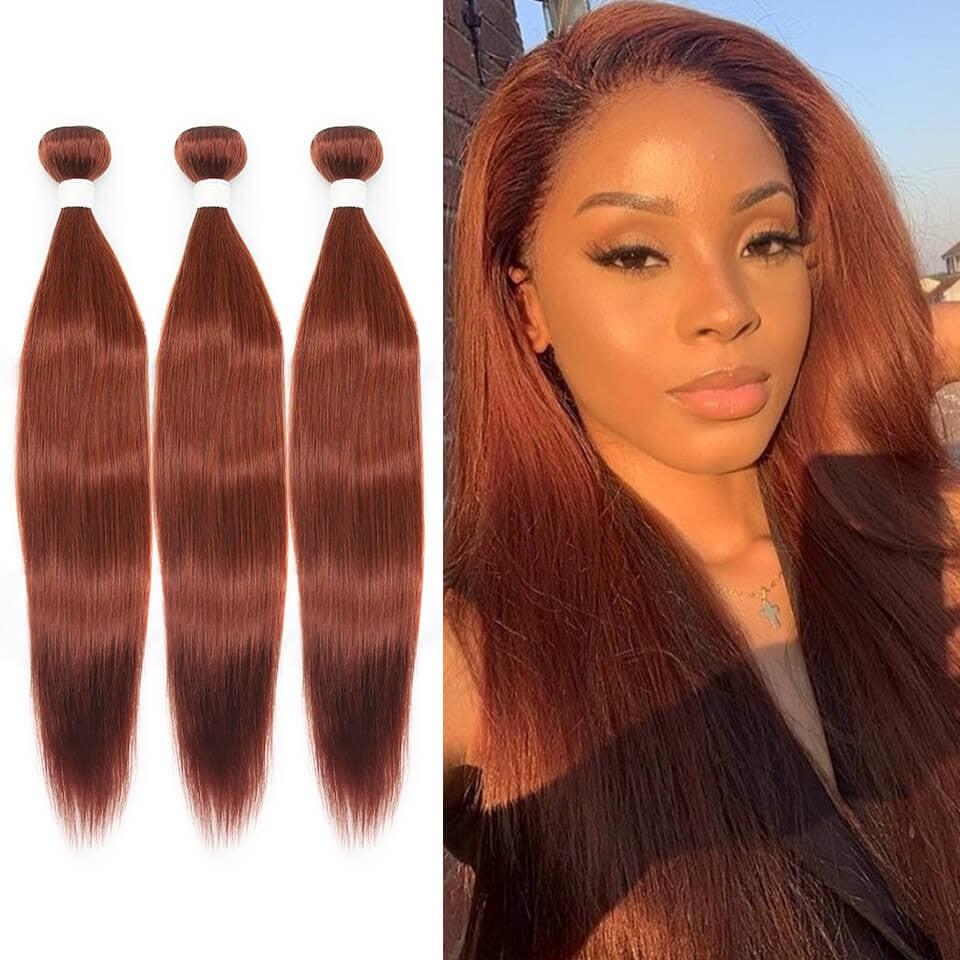 Bone Straight Hair Extension Colour 33 